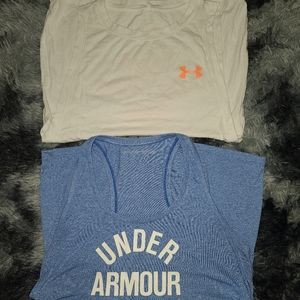 Under Armour tank tops.